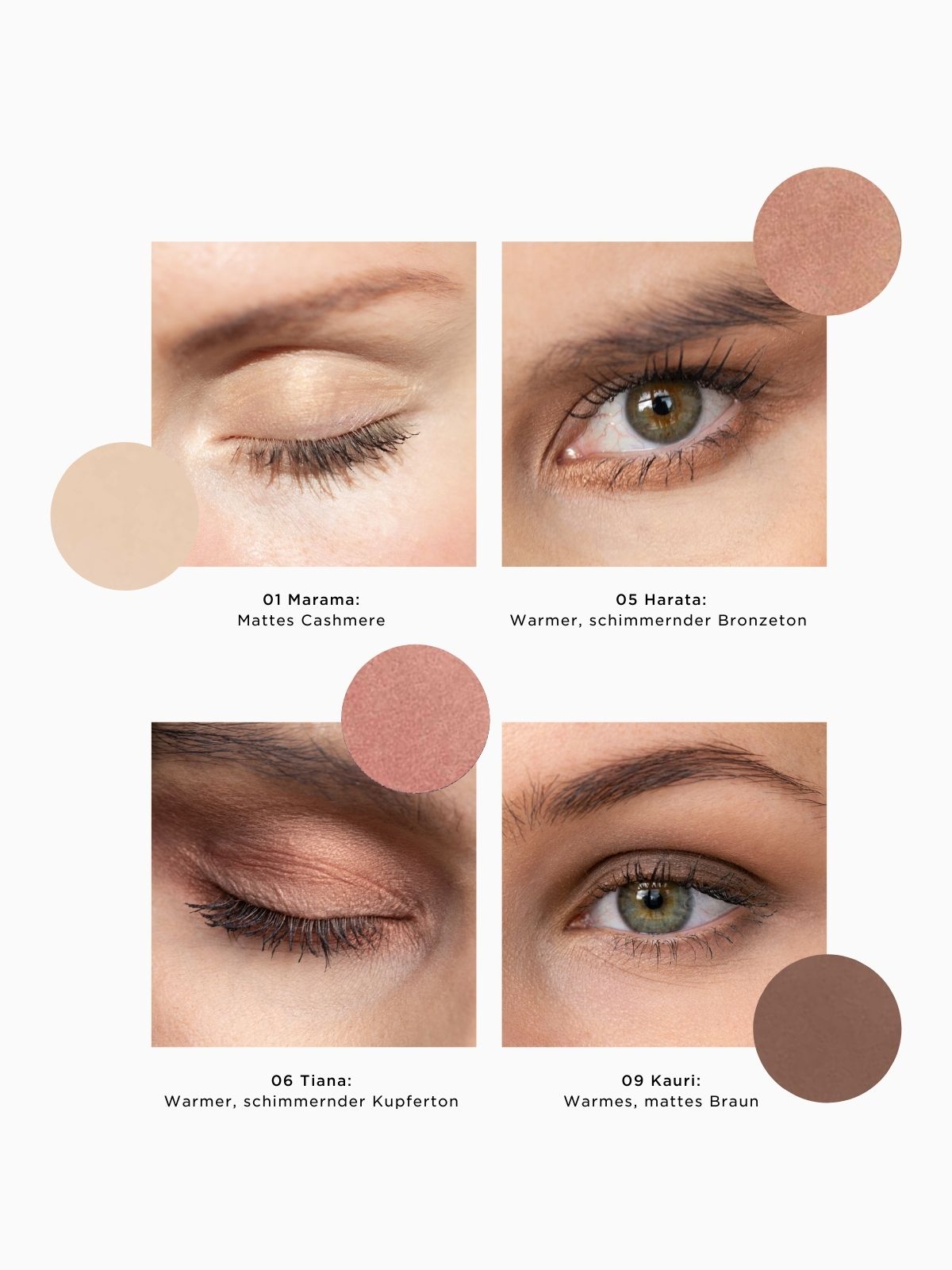 Natural and Vegan Eyeshadow Palette 01