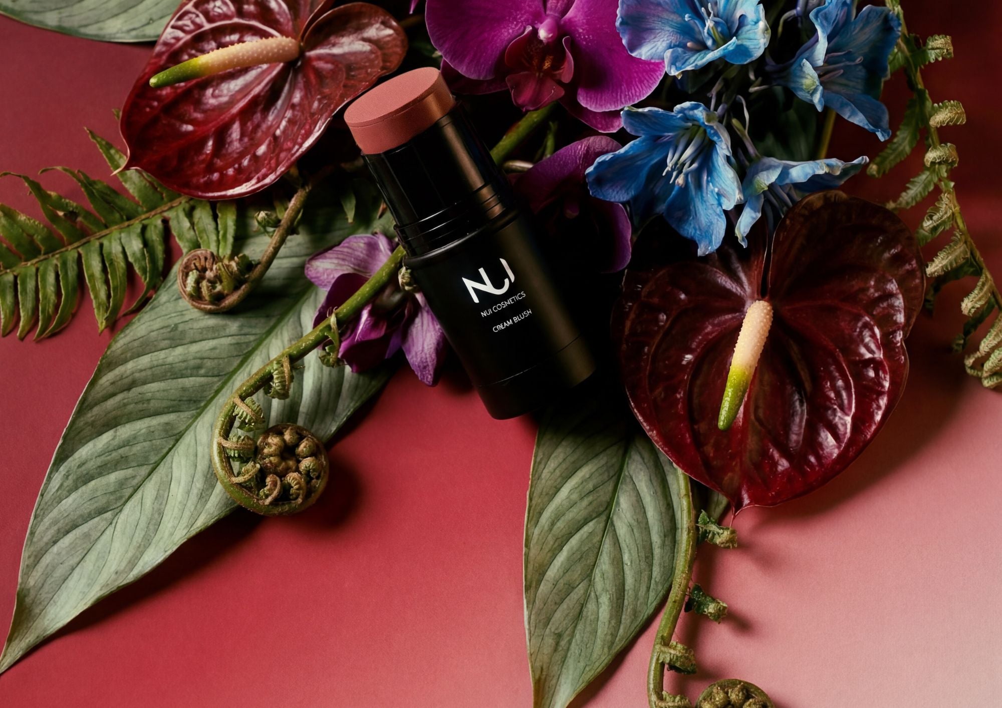 NATURAL CREAM BLUSH DESERT RED