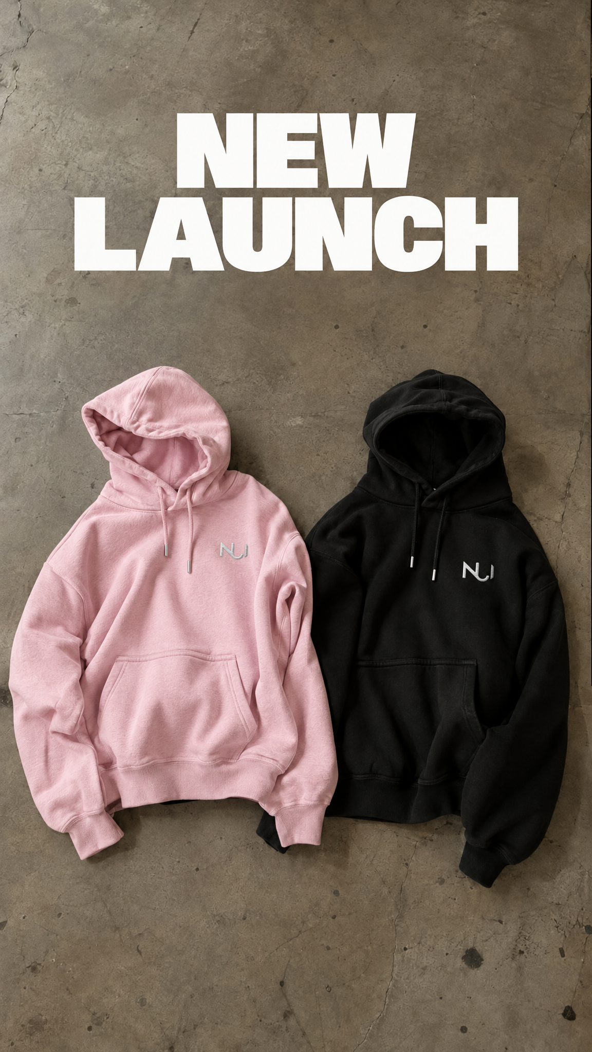 FREE GIFT | NUI Hoodie mit Logo-Stickerei