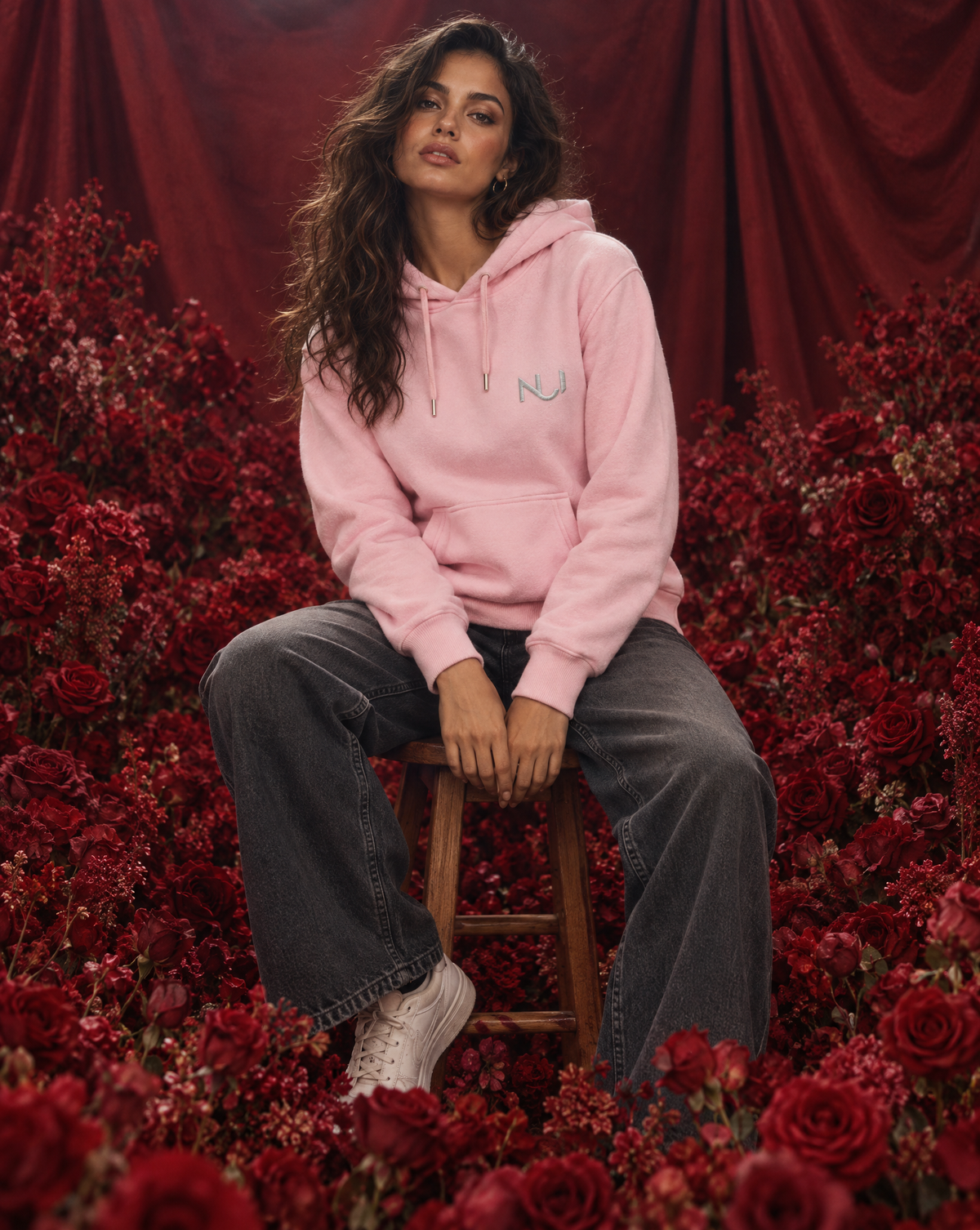NUI Hoodie mit Logo-Stickerei