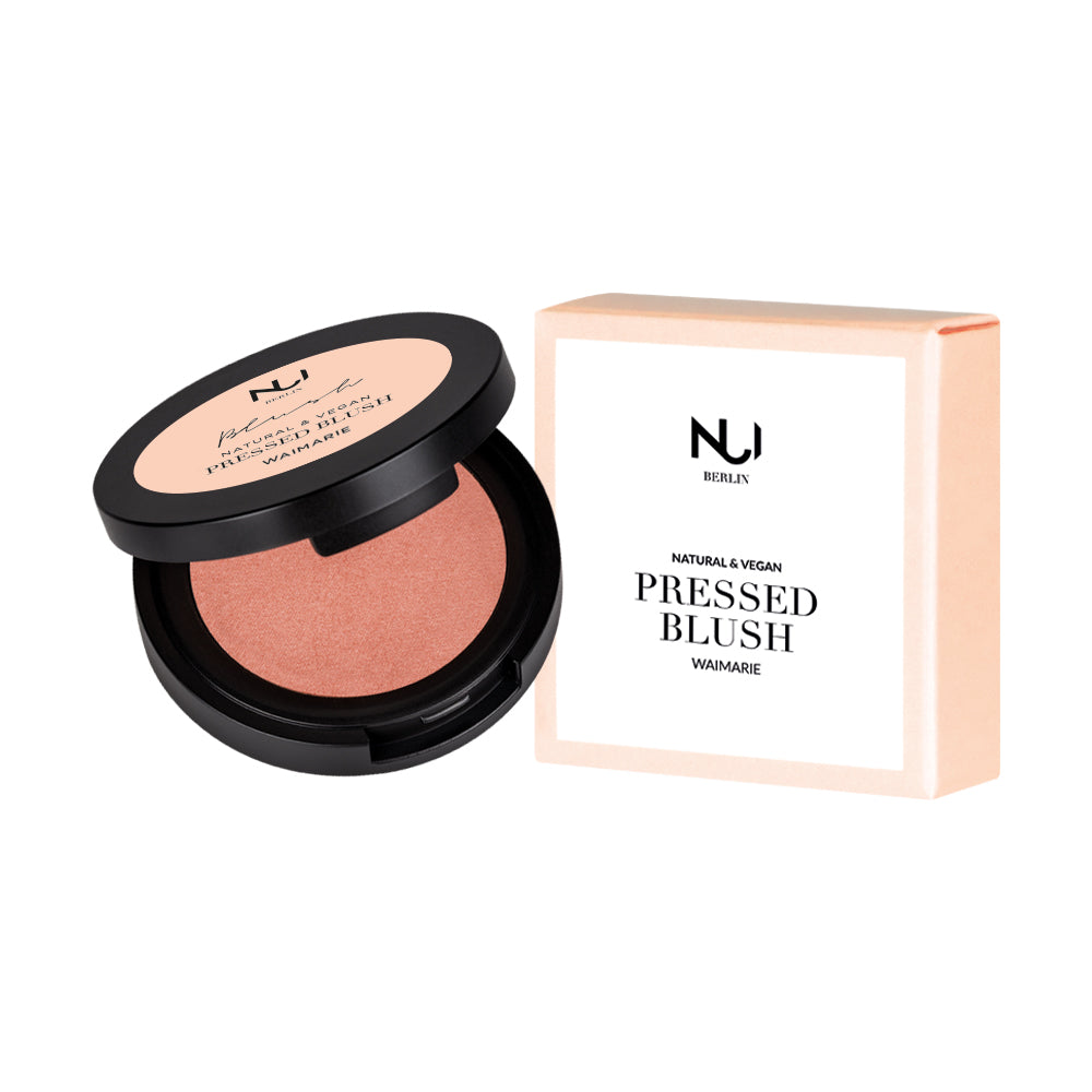 nachhaltige natürliche vegane Rouge Naturkosmetik Pressed Blush gesättigtes Rosé
